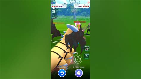 Giratina Dragon Clow Spwm In Ultra League 💥🔥 Shorts Pokemongo Youtube