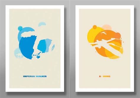 Star Wars Minimalist Movie Poster Set | Gadgetsin