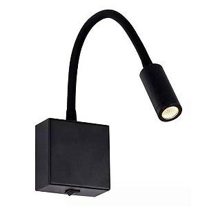 Arandela Led Kelvin Cm W K Ip Preto Tokled Materiais El Tricos