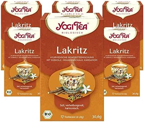 Yogi Tea Lakritz Ayurvedischer Bio Gewürztee von Natur aus