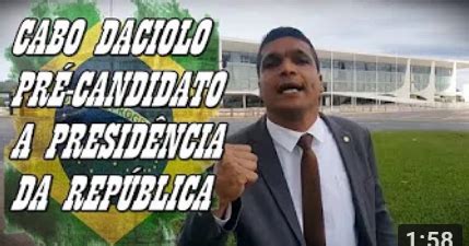 Ju Zo Final Cabo Daciolo Lan A Pr Candidatura A Presidente