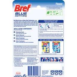 Bref Blue Active Flower Toilet Cleaner Block G X Pack Woolworths