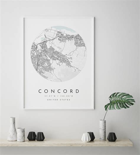 Concord Map, Concord, California, City Map, Home Town Map, Concord ...