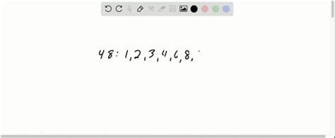 SOLVED:List all positive integer factors of each number. 36