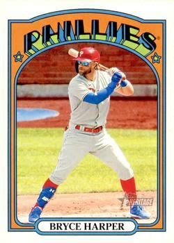 2021 Topps Heritage 13 Bryce Harper Trading Card Database Bryce