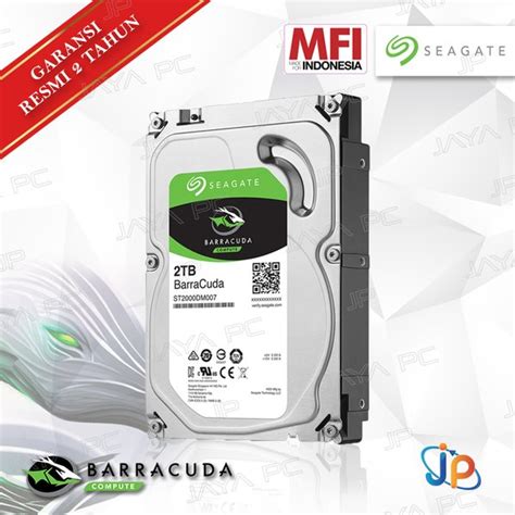 Jual HDD Harddisk Internal Seagate Barracuda 2TB 3 5 SATA 3 7200 RPM