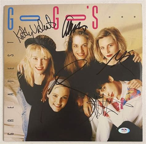 The Go Go’s Signed Autographed LP Album All 5 Members Greatest Hits PSA ...