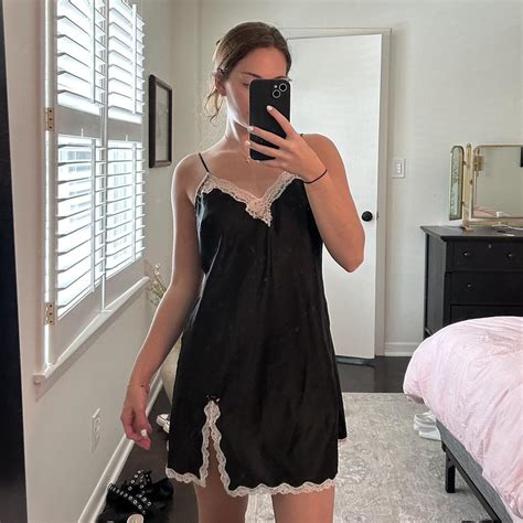 Victoria Secret Lingerie Slip Dress Yktv Its In Depop