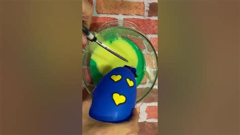 Mixing Slime🌈 With Funny🎈balloons Satisfying Slime Asmr Video Youtube