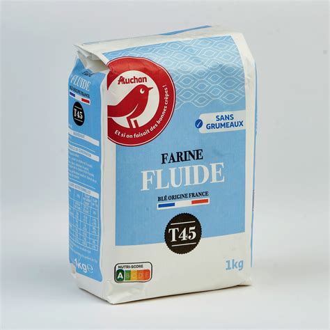 Farine De Bl Fluide T Sans Grumeaux Auchan Kg