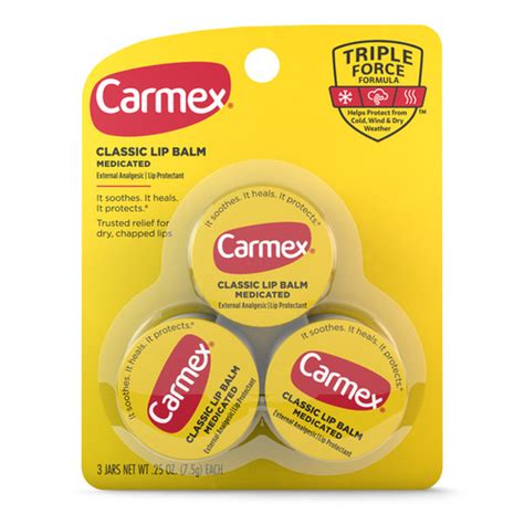 Carmex Hidratante Balsamo Para Labios Classic Lip Balm Lata G Pack