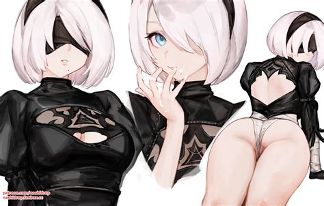 Wallpaper Sexy Girl Nier Automata For Mobile And Desktop Section