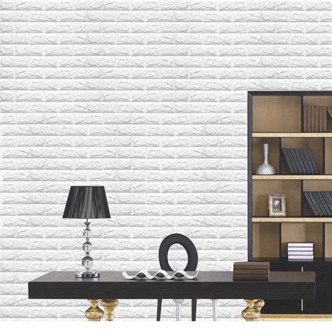 Buy Pack Faux Foam Bricks D Wall Panels Peel And Stick Wallpaper