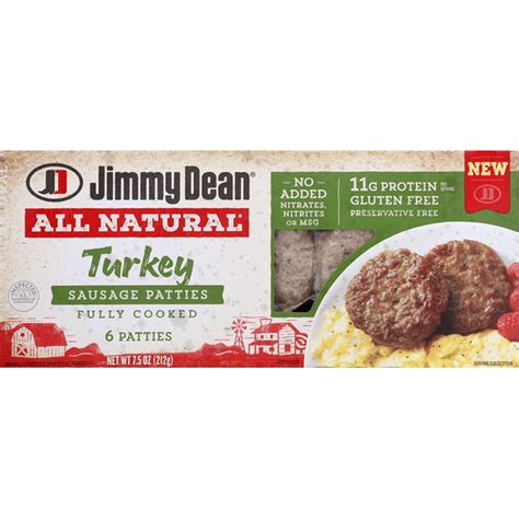 Jimmy Dean Sausage Patties Turkey 6 Oz Delivery Or Pickup Near Me