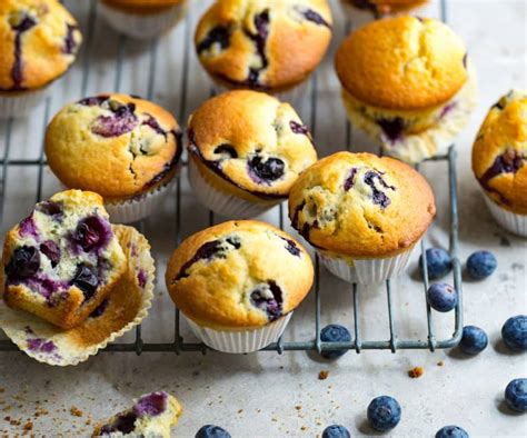 Muffins Gourmands Aux Myrtilles Cookidoo La Plateforme De Recettes