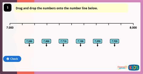 Year 4 Number Line To 10000 Lesson Classroom Secrets Classroom Secrets