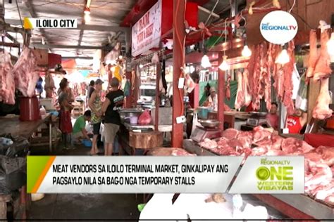 One Western Visayas Meat Vendors Sa Iloilo Terminal Market Ginlipay