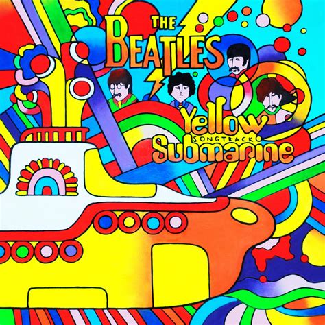 The Beatles Yellow Submarine Painting Peinture Par Giuseppe Valia