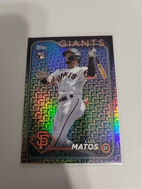 Topps Series Luis Matos Easter Holiday Foil Sf Giants Rc