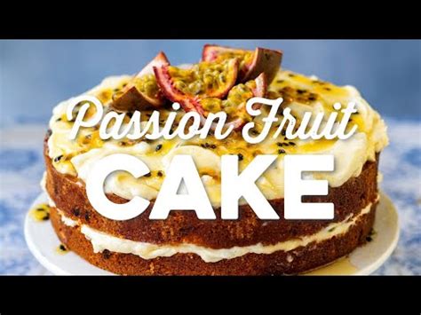 Passion Fruit Cake Super Easy Supergolden Bakes YouTube