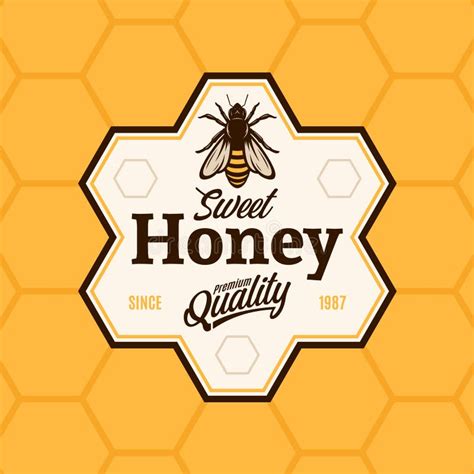 Vector honey logo stock vector. Illustration of liquid - 126252179