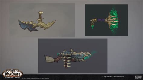 Cody Harder Shadowlands Weapons