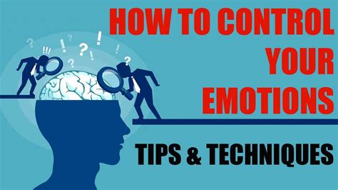 How To Control Your Emotions Youtube