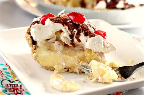 Banana Split Pie Butter With A Side Of Bread