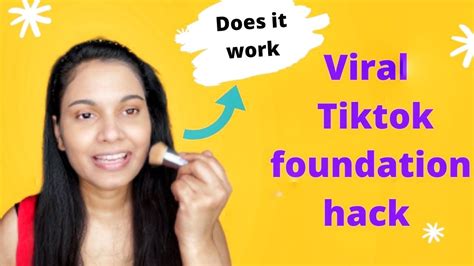 Viral Tiktok Foundation Hack Does It Work Youtube