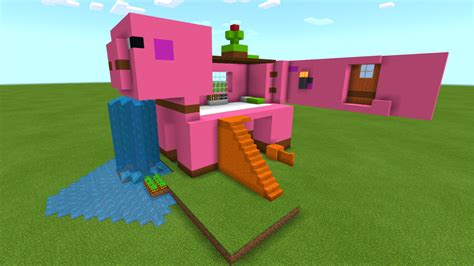 My new Pig house in Minecraft based on Lego design. What do you think ...