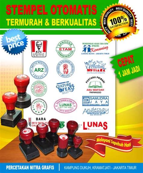 jual stempelstempel otomatisdesain custommurah berkualitas shopee