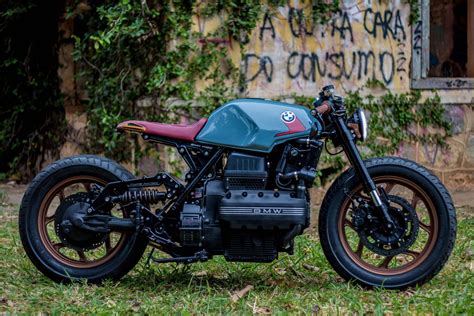 A Brazilian BMW K100 Cafe Racer With A CVT Transmission For Disabled Riders