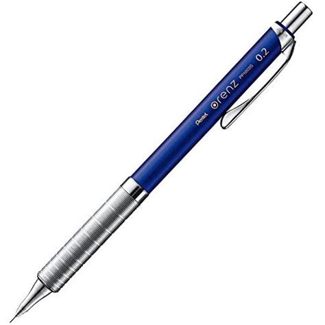 Pentel Mechanical Pencil Orenz Metal Grip 0 2mm Navy XPP1002G