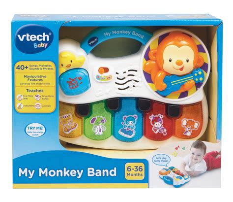 Vtech Baby My Monkey Band Tn Tates Toys Australia The