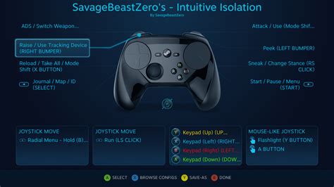 Savagebeastzeros Intuitive Isolation My Steam Controller Profile