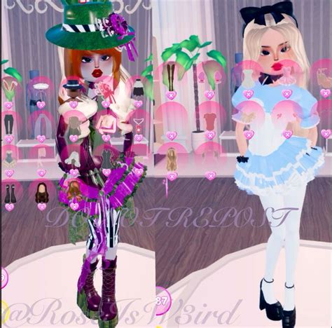 Dress To Impress Mad Hatter And Alice In Wonderland Or Costume En 2024