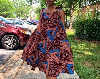 Pretty African Print Dress Ankra Dress Kitenge Dress Etsy African