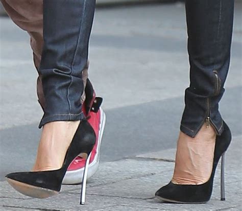 Victoria Beckham Travels Paris in Ultra-High Casadei Pumps