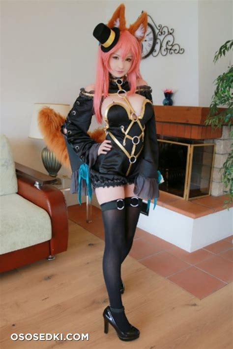 Hidori Rose Hidorirose Tamamo No Mae Fate Naked Cosplay