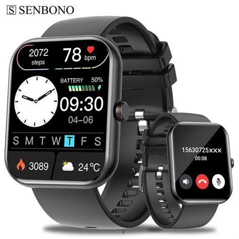 Reloj Inteligente SENBONO Bluetooth Call Reloj Inteligente Para Hombre