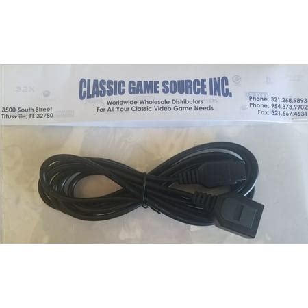 9FT Controller Extension Cable Cord Wire for Sega Genesis Controller ...