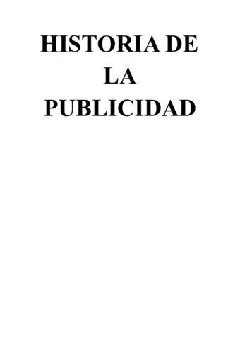 Historia De La Publicidad Pdf