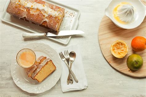 Tarta De Naranja Con Glaseado De Agua De Azahar