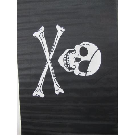 Large Skull Crossbones Flag