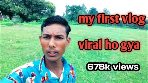 My First Vlog 😭🔥 My First Video On Youtube ️🙏 Please Support🙏