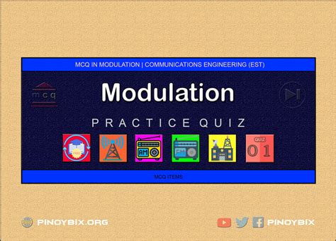 Mcq In Modulation Part Ece Board Exam Ace Your Board Exam With