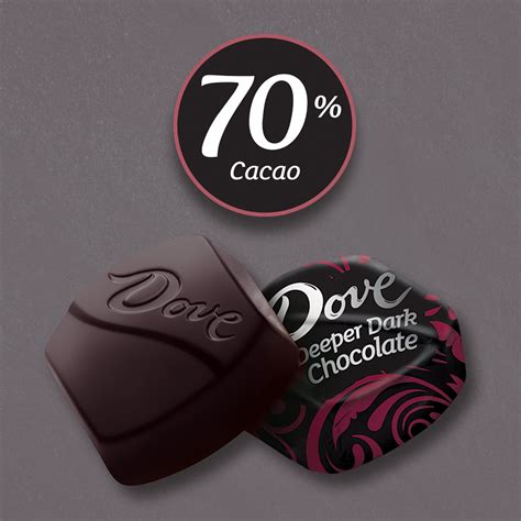 DOVE PROMISES Deeper Dark Chocolatedy 70% Cacao 7.23 oz | Shipt