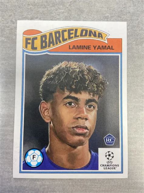 TOPPS LIVING SET 2023 2024 Lamine Yamal RC Barcelone 1ère recrue EUR 11