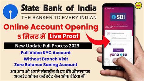 Sbi Online Saving Account Opening Sbi Zero Balance Saving Account