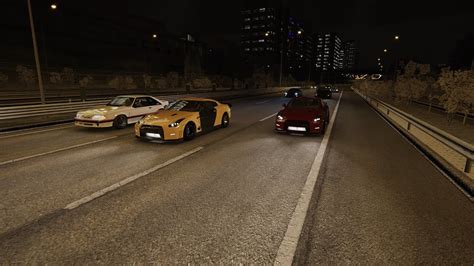 Highway Outlaws Roll Racing Assetto Corsa Gtr Evo Camaro Chevy Malibu Mustang And More